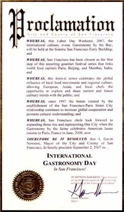Proclamation by the Mayor of San Francisco